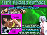 It's so boring to spend all day in brithel rooms,,, Elite whores want some fun in the fresh air!
