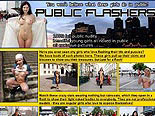 Public Flashers contains pictures of women naked in public while spectators look on. Locations included are parks, city squares, parking lots, and more.

