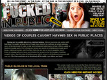 Growing collection of amateur videos of couples caught having sex in public places. Sex on the street, in the park, at the bar, in the backseat of a cab, on the beach, etc., etc. All videos are downloadable!
