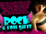 Badass chicks all nasty minded and small titties have nothing to follow but the pleasant sound of good old rock�n�roll. Check out the sluttish females with awesome tattoos covering their teen bodies in all colors of rainbow stressing the true nature of a rocker. Girls want to have some fun, so stay close to partake the party.
