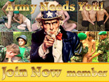 Army Gays are always glad to reveal their love for stiff military cock. No wonder, they just get undressed and make sex with each other in front of the camera. Get inside and witness lots of naughtiest gay military men satisfy the wildest and the dirtiest desires of each other. You will love this gay army porn!
