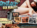 Amateur Sex Reality has nothing eighteen and nineteen years that are real amateurs, never been on camera before. There's homemade sex tapes, movies made with hidden spy cameras and even taboo voyeur videos. If you want an intimate look at what teens really do in the bedroom, look no further.
