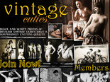 Black and white photos of devilish vintage ladies have a surprisingly exciting quality.
