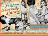 Beautiful vintage ladies posing in open-bottom girdles, vintage panty girdles, vintage corsets.
