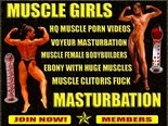 Sexy muscle girls masturbating their huge muscle clitoris by fingers and using really big sexy toys!
