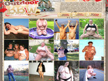 Hundreds of bad ass chubby matures are tempting to strip down and start teasing with big busty forms for you. Naughty bbw can�t hide the natural beauty inside and want to share their spectacular nude shapes making you feel hard and ready to join their outdoor fuck madness. Hardcore jamming, lesbian fat fucking and simply outdoor masturbation pics and vids are available right here with pretty fat amateur mamas!
