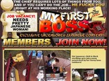 The chief requires lots of things from you, and if you can't do the job, he fucks you right at his working place.

