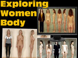 Study beautiful women body with posture pictures and 